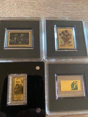 Tokelau, Verenigde Staten, Tsjaad. Gold medal 2x 1/500 Oz +, Postzegels en Munten