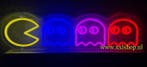 Pacman NEON sign bord led lichtbord verlichting lamp XXL, Verzenden, Nieuw