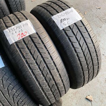 2 x Goodyear Eagle 235-55-19 Zomerbanden 5,5mm, 19 inch, Gebruikt, Ophalen of Verzenden, 235 mm