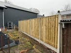 Schutting hout-beton | Duurzaam grenen € 110 p/m, Tuin en Terras, Schuttingen, Nieuw, Hout, 1 tot 2 meter
