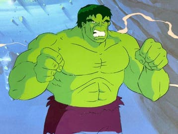 Marvel - Oorspronkelijke animatiecel van Hulk, met, Nieuw in verpakking