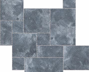 Castle stones grijs romaans verband tegels bourgondische dal, 40 tot 60 cm, Verzenden, Keramiek, Nieuw