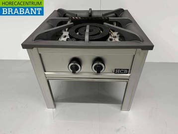 HCB RVS Hokker Wokbrander Wok Dubbele brander Premium-line, Ophalen of Verzenden, Nieuw in verpakking