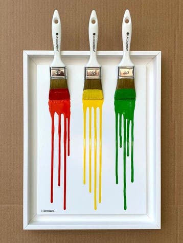 Giuseppe Fortunato (1956) - Colate - Arch, 260731, Antiek en Kunst, Kunst | Schilderijen | Modern
