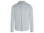 Veiling - Calvin Klein Smooth Cotton Slim Overhemd Slate Gra, Kleding | Heren, Overhemden, Nieuw