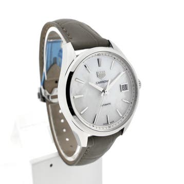 TAG Heuer Carrera Automatic 36mm WBK2311.FC8258; Automati..., Ophalen of Verzenden, Zo goed als nieuw, Leer, Overige merken