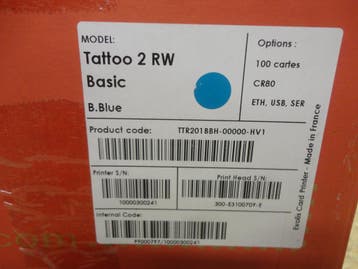 EVOLIS Tattoo Rewrite RW 2 MAG 300 DPI ID Monochrome Car..., Computers en Software, Nieuw, Zwart-en-wit printen, Evolis