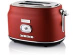 Westinghouse Retro Broodrooster - 815W - 2 sleuven - Rood, Verzenden, Nieuw