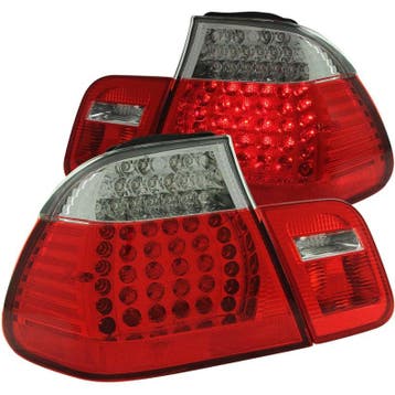 ANZO 1999-2001 BMW 3 Series E46 LED Taillights Red/Clear 4pc, Ophalen of Verzenden, Nieuw