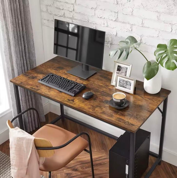 Nieuw Industrieel Bureau 120x60cm – Hout en Metalen Frame, Huis en Inrichting, Bureaus, Nieuw, Verzenden
