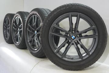 BMW X3 X4 G01 G02 698M 19 inch velgen Pirelli Runflat Winter, 19 inch, Gebruikt, Velg(en), Winterbanden