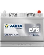 Varta Auto accu 12 volt 72 Ah EFB Dynamic type N72, Ophalen of Verzenden, Nieuw