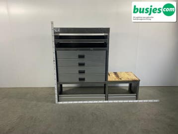 Aluca bedrijfswageninrichting 1625x520x1250mm (2985), Ophalen of Verzenden