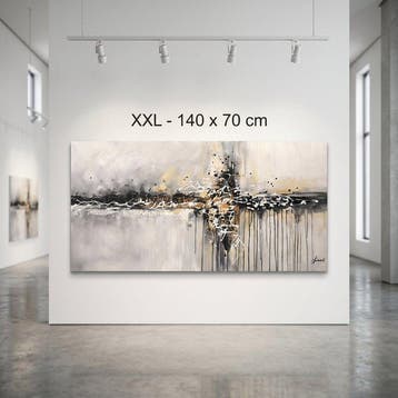 Monika Spiewak - Abstract - Oil Painting Stretched On The