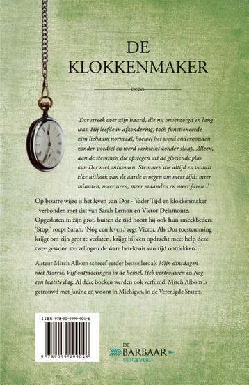 De klokkenmaker 9789059999046 Mitch Albom, Verzenden, Zo goed als nieuw, Mitch Albom