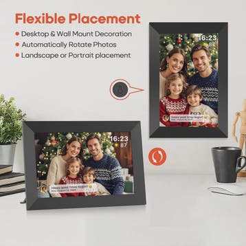 Frameo Smart WiFi Digitale Fotolijst 10.1 Inch HD Touchscree, Audio, Tv en Foto, Verzenden, Nieuw