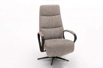Relaxfauteuil Hitzum - relaxfauteuils - Beige, Nieuw, Stof