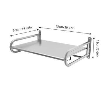 Magnetron Wandplank RVS met 6 Haken 30kg Draagkracht, Witgoed en Apparatuur, Magnetrons, Verzenden, Nieuw