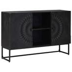 vidaXL Dressoir Zwart 105 x 30 x 68 cm, Verzenden, Nieuw, Overige houtsoorten, Minder dan 50 cm