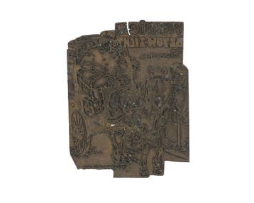 Een bronzen drukplaat, s Hertogenbosch, Nederland, 1932