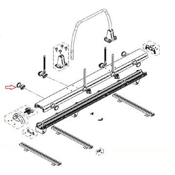 Thule VeloSlide Wheelholder Without Strap (1x), Ophalen of Verzenden, Nieuw