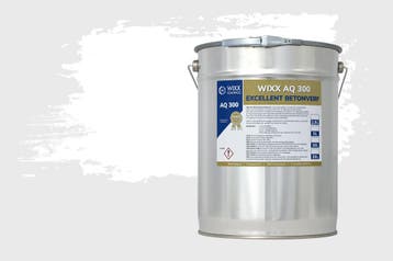 Wixx AQ 300 Excellent Betonverf Wit 10L, Wit, Nieuw, Verf, Verzenden