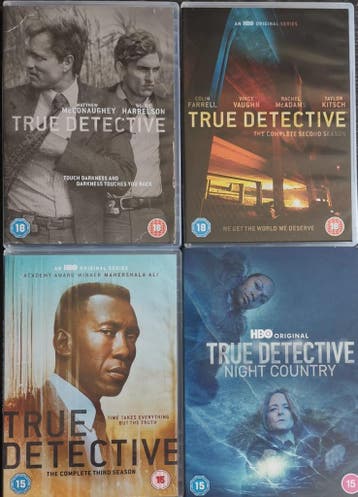 True Detective season 1 - 4 complete        Gratis verzenden, Vanaf 16 jaar, Verzenden, Zo goed als nieuw, Boxset