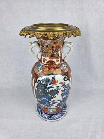 Vaas - Porselein - Japan - Meiji periode (1868-1912) - Grote