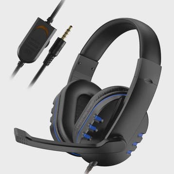 Gaming Headset met Microfoon - Bedrade Oordopjes voor PS4, P, Computers en Software, Verzenden, Nieuw