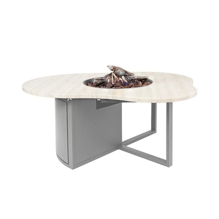 Cosi Fires Cosiloft Novi lounge vuurtafel taupe - stone look, Tuin en Terras, Terrasverwarmers, Verzenden
