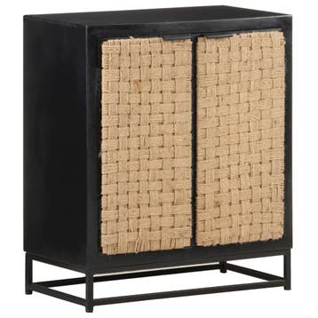 vidaXL Dressoir 60x35x70 cm massief mangohout, Huis en Inrichting, Kasten | Dressoirs, Verzenden, Nieuw, 50 tot 100 cm, 25 tot 50 cm