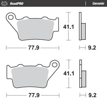KTM 690 SMC MOTO MASTER  Remblokken achter 403404 ORGANIC, Ophalen of Verzenden, Nieuw