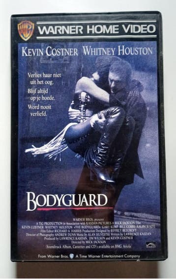 THE BODYGUARD (VHS), Verzenden, Gebruikt