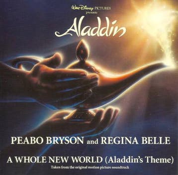 cd - Peabo Bryson - A Whole New World (Aladdins Theme), Cd's en Dvd's, Verzenden, Zo goed als nieuw