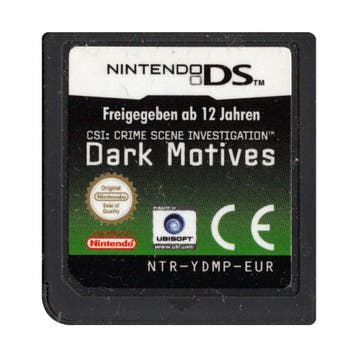 DS CSI: Dark Motives, Verzenden, Zo goed als nieuw