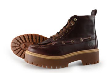 Timberland Boots in maat 39 Rood, Kleding | Dames, Schoenen, Verzenden, Overige typen, Zo goed als nieuw, Timberland