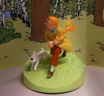 Tintin - 2011 Le Sceptre dOttokar- Scène cube :, Nieuw