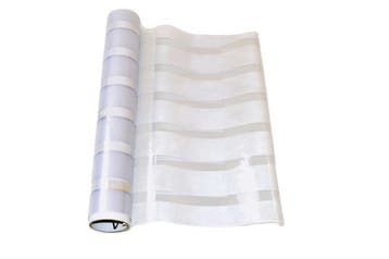 Raamfolie, glasfolie Statisch raamfolie office strepen(45cm), Nieuw