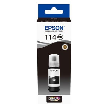 Epson 114 inktfles pigment zwart (origineel), Verzenden, Nieuw, Epson