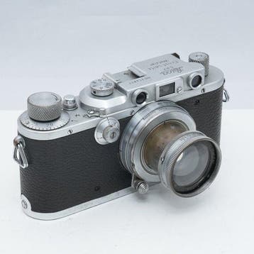 Leica IIIb (body no. 314877) with Summar 5cm f/2 uncoated