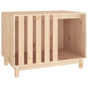 Houten Hondenhuis - Groot - Tweedekansje - OP=OP, 65 tot 100 cm, Hondenhok, Ophalen of Verzenden, Zo goed als nieuw