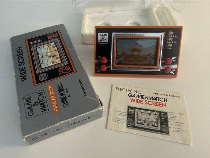 Nintendo - Game & Watch - Fire Attack ID-29 complete with, Spelcomputers en Games, Spelcomputers | Overige Accessoires