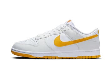 Nike Dunk Low White University Gold, Nieuw