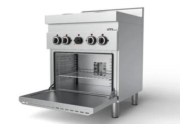 Unni-Cooking Fornuis + Heteluchtoven | Elektrisch/Gas | 4 Ko, Ophalen of Verzenden, Nieuw in verpakking