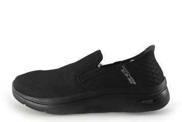 Skechers Instappers in maat 42 Zwart, Verzenden, Zwart, Overige typen, Zo goed als nieuw