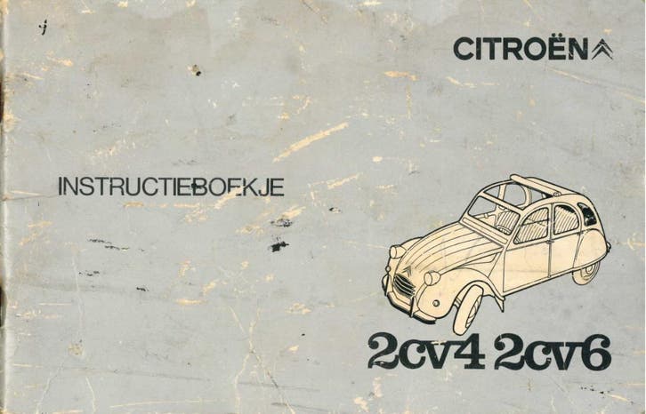 1974 CITROËN 2CV4 2CV6 (EEND) INSTRUCTIEBOEKJE NEDERLANDS, Auto diversen, Handleidingen en Instructieboekjes, Verzenden