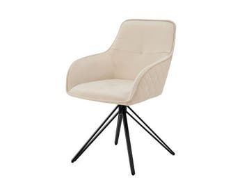 Veiling - Eetkamerstoel / Draaistoel / Kuipstoel Clyde - Bei, Huis en Inrichting, Stoelen, Gebruikt