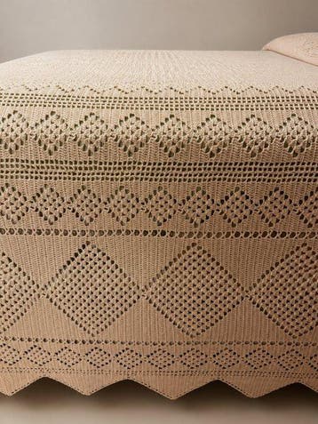 Bedsprei - 232 cm - 263 cm - Sprei voor tweepersoonsbed, Antiek en Kunst