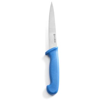 Fileermes | RVS | Blauw (Vis) | HACCP | Lengte 300mm HENDI, Verzenden, Nieuw in verpakking