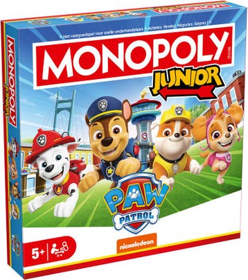 Monopoly - Junior Paw Patrol | Winning Moves -, Hobby en Vrije tijd, Verzenden, Nieuw